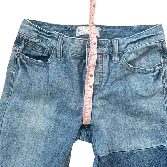 Free People Jax Patched Skinny Jeans Size 26 - Picture 5 of 12